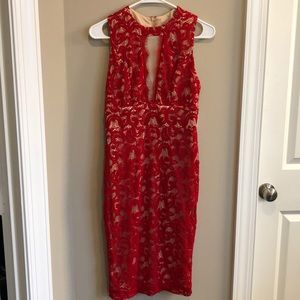 B. Darling red lace dress size 7/8 w/ tags